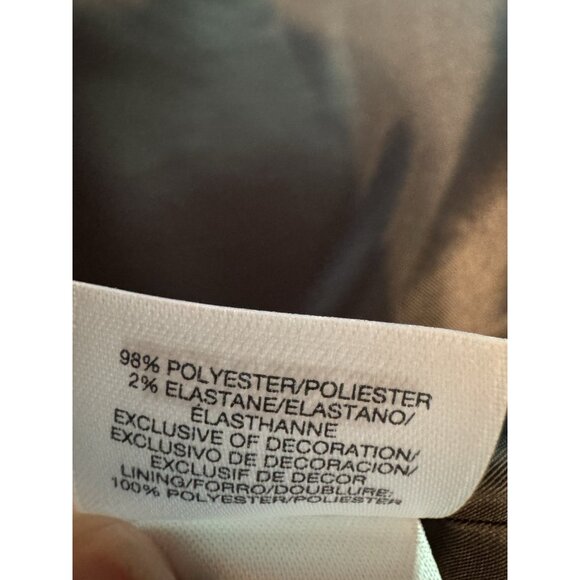 Kasper Separates Suit Jacket Blazer 16 Black White Classic Open Stretch - Picture 11 of 15